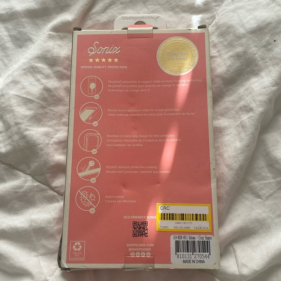 Sonix Green Leaf iPhone 15 Pro Case - Picture 4 of 5